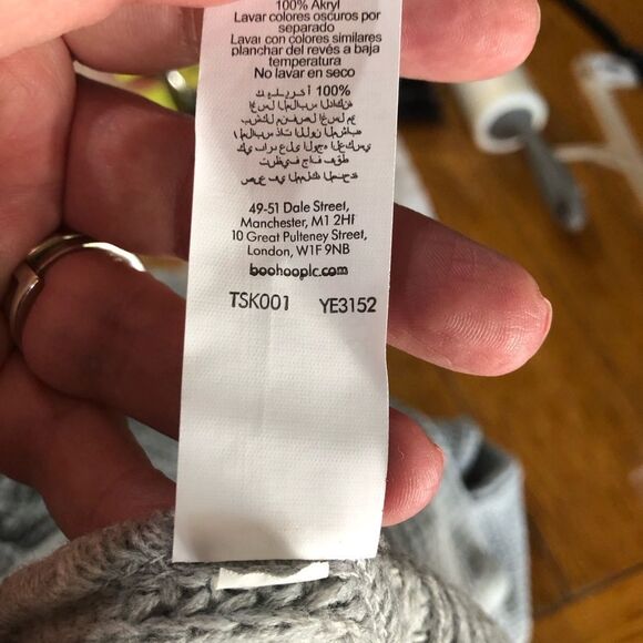 NWT PRETTY LITTLE THING Open Maxi Knitted Cardigan Duster Plus Size 18 - Picture 14 of 14